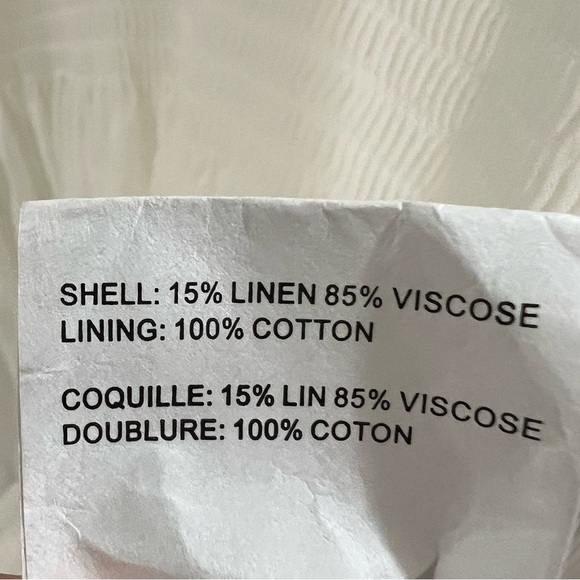 Ramy Brook Ryan Lace Trim Linen Minidress - Size S - NWT - white - Picture 6 of 11